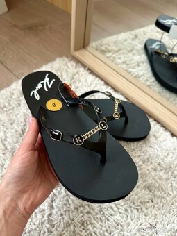 ČERNÉ PANTOFLE KARL LAGERFELD - 4