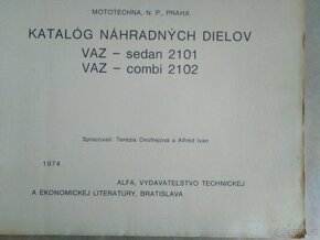 VAZ 2101 - Katalóg náhradných dielov- poškozená - 4
