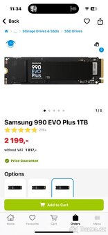 Samsung 990 Evo Plus na 1 TB (SSD disk) - 4