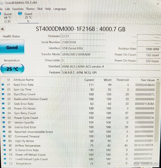 Externí disk Seagate 4TB - 4
