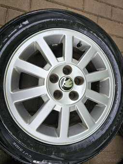 ALU kola letní Škoda 5x100 Fabia III Rapid R15 - 4