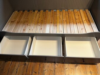 Postel hemnes šedá 80x200 - 4