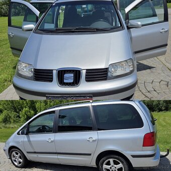 SEAT ALHAMBRA 1,9 TDi 7 MÍST KLIMA, EL.OKNA, TAŽNÉ - 4