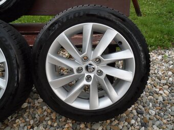Originál Alu Kola 17 Škoda 5X112 ET 40 Zachovalé - 4