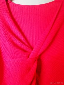 Svetrové nové hutné šaty, soudkový střih Shein, XL - 4