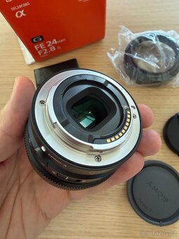 Objektiv SONY FE 24mm f/2.8 G, v záruce a příslušenstvím - 4
