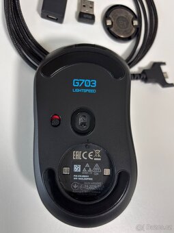 Herní bezdrátová myš Logitech G703 - 4