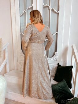 Plesové šaty vel.48-50 - 4