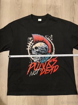 Triko "Punks Not Dead" – velikost XL - 4