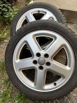 18 palcove elektrony 7,5X18 ET25 + zimne pneu 245/45 z Audi - 4