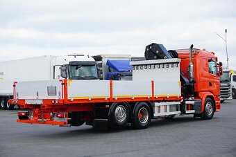 Scania G410 6x2 - valník s hydraulickou rukou - 4