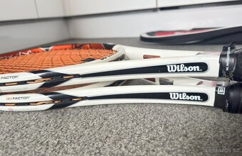 2x dětské tenisové rakety Wilson K Faktor - 4