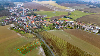 Stavební pozemek, 1300m2, Těškov, o. Rokycany - 4
