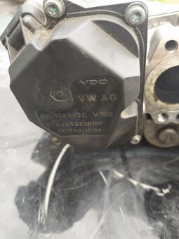 Vířivé klapky sání EGR ventil klapka 2.0 TDI - 4