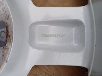 Prodám originál ALU R16 buřty na VW T5 5x120 - 4