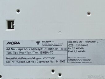 Indukční varná deska Mora VDIT 653 C – plně funkční - 4