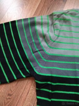 Nový pánský pruhovaný svetr Willard - L, bavlna - 4