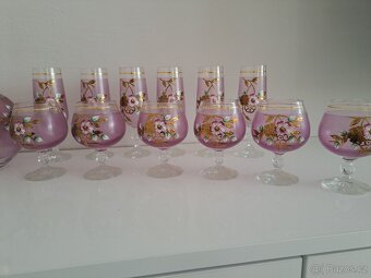 Ručně malovaná skleněná souprava Hand Made Glass - 4
