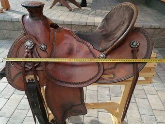 Westernové sedlo Wade - 4