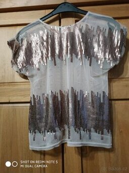 Nové zlaté, plesové šaty - 4