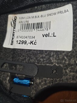 Lyžařská helma+brýle - 4