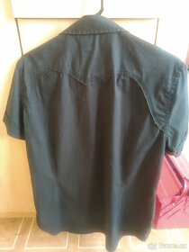 Pánská černá košile Diesel (XL) - 4