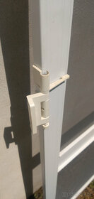 Balkonové síťové dveře proti hmyzu - bílé - nepoužité - 4