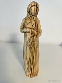 Dřevěná Soška Těhotné Marie - 4