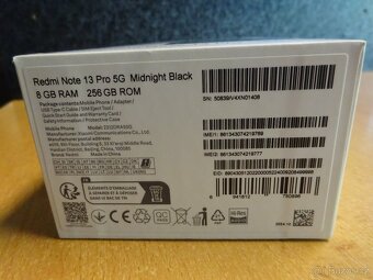 Xiaomi Redmi Note 13 Pro 5G 8 GB / 256 GB černý - 4