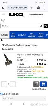 4ks TMPS ventilků NOVÉ - 4