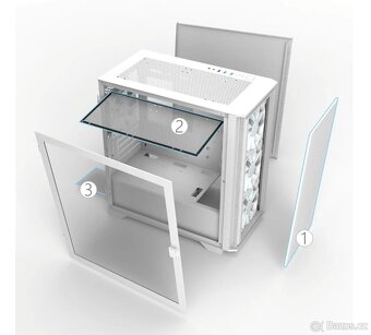 PC skříň Montech Air 100 ARGB White - 4