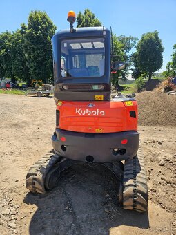Pásový bagr Kubota U35 + Rotátor Engcon EC204 - 4