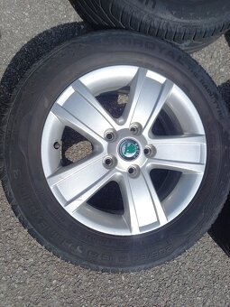 Alu kola Š.Octavia II/VW Caddy + letní pneu 205/60R15 Uniroy - 4