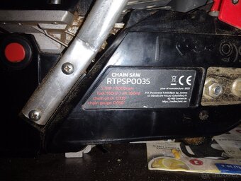 Red Technik Chainsaw RTPSPOO35 Benzínová řětězová pila - 4