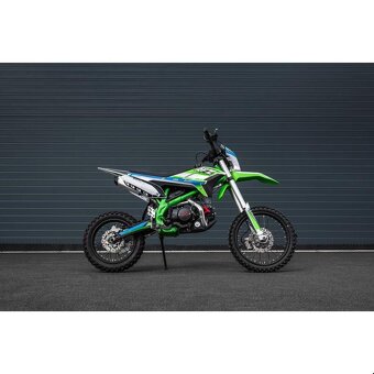 Pitbike Leramotors Thunder 125ccm, kola 17/14, zelená - 4