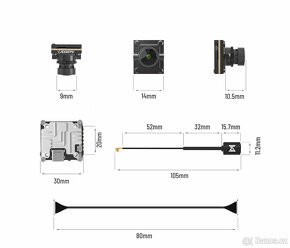 Letová jednotka Caddx Nebula Pro Nano Vista Kit Dopr.ZDARMA - 4