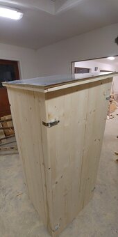 Nová velká dřevěná udírna – tl. 20 mm, – Doprava po ČR zdarm - 4