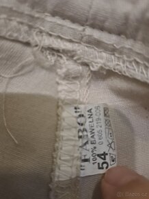 Dámské 3/4 kalhoty vel. 54, zn. FARO, streč - 4