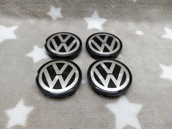 Středové kryty Vw, 55x52mm, klasické logo - 4