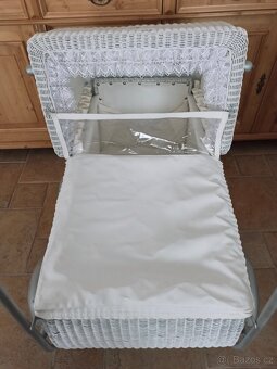 Košatina,proutěný kočárek pro dítě+zdarma dárky - 4