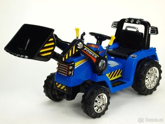 DĚTSKÝ ELEKTRICKÝ TRAKTOR SE LŽÍCÍ MODRÝ - 4