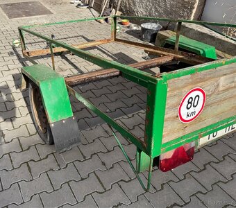 Přívěsný vozík za auto. NP - 2M, 600 Kg. - 4