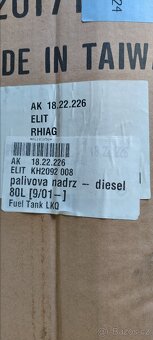 Palivová nádrž Fiat Ducato typ 244 2.0hdi - 4