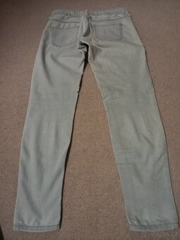 Džíny Pull&Bear 36 světle modré elasticke - 4