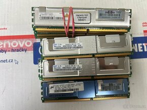 Serverové paměti DDR2 velikosti 1-2 GB více kusů - 4