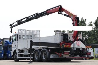 MAN TGS 26.460 - 6x4 – Valník + HR-PALFINGER PK 19001 SLD 5 - 4