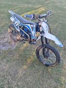 Pitbike 125ccm 4T 17/14 Modrá - 4