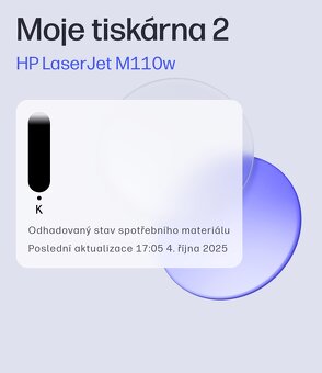 Prodám tiskárnu HP LaserJet M110we – téměř nová - 4