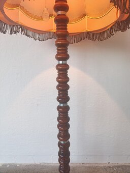 Rustikální lampa, svítidlo, stojací lampa - 4