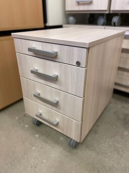 Kancelářský set ( stůl, úložný box, židle) - 4